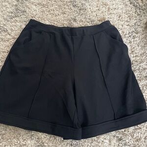 Boston Proper Elegant Black‎ High Waist Shorts size 14